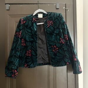 Floral Velvet Jacket